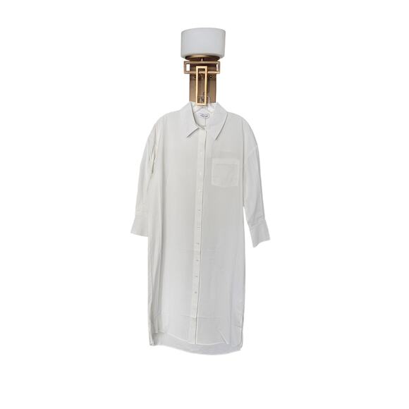 Anine Bing White Mika Shirt Midi Dress Button Down Dress NWT Size X-Small - Picture 5 of 14